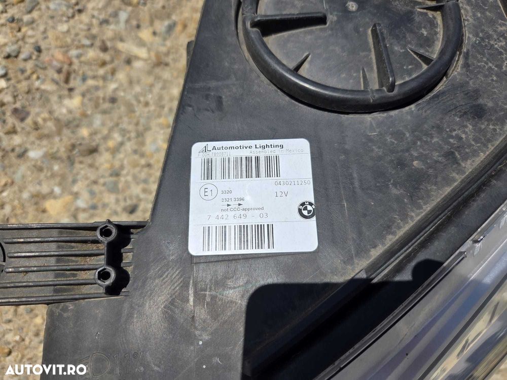 Far faruri stanga dreapta complete full led adaptiv BMW X5 F15 X6 F16 cod 7442649 7442650 - 5