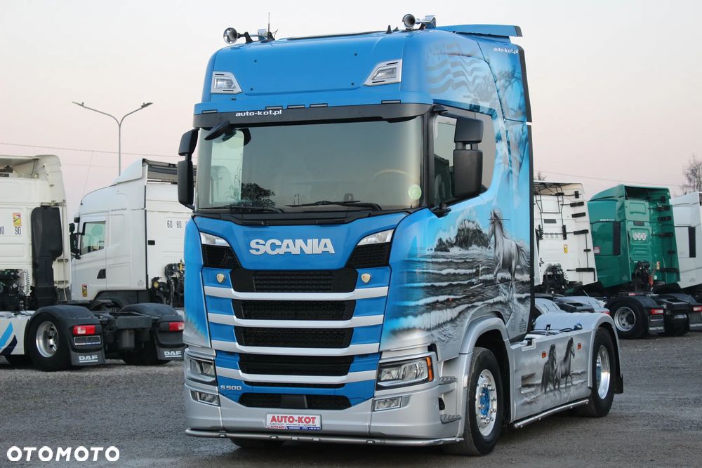 Scania S500 /AEROGRAF / LODÓWKA /ORUROWANY/FULL LED/KLIMA POSTOJOWA/ RETARDER /GPS/2 ZBIORNIKI 1500L  /*SERWIS*/ IDEALNY STAN /