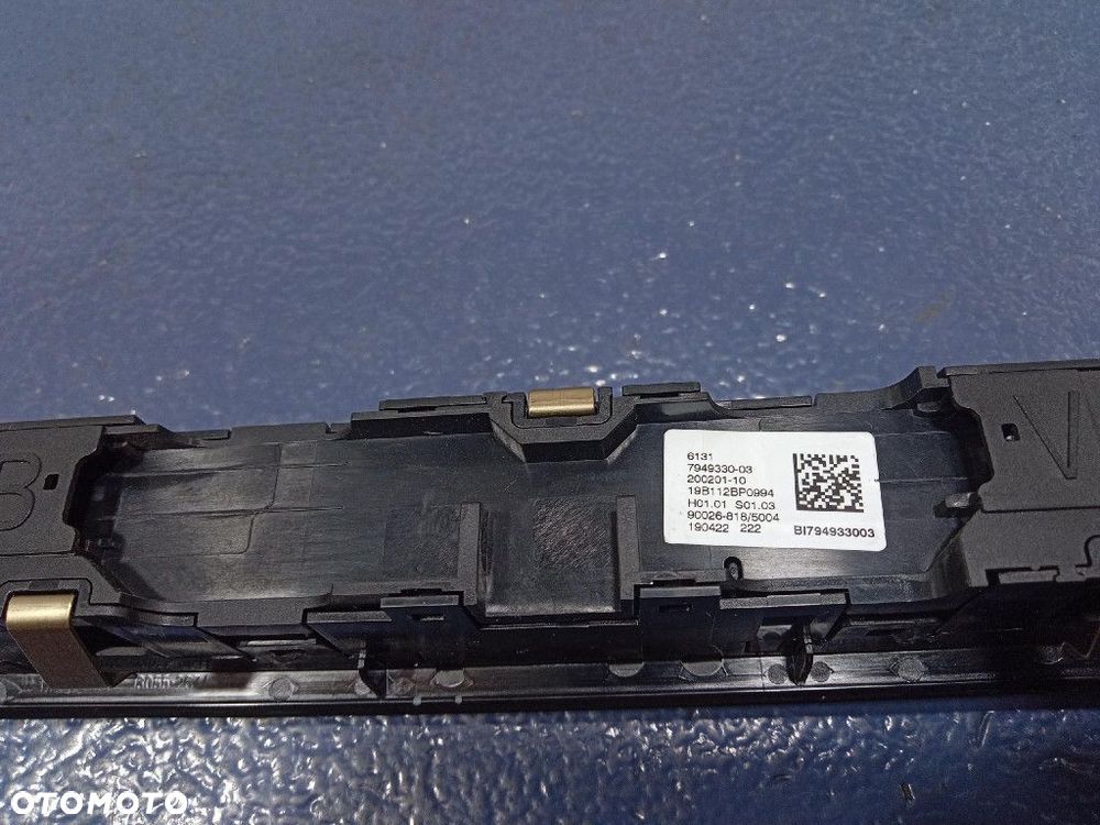 BMW X5 G05 18- G05 PANEL OBSŁUGI RADIA AUDIO KRYSZTAŁ 7949330 - 4