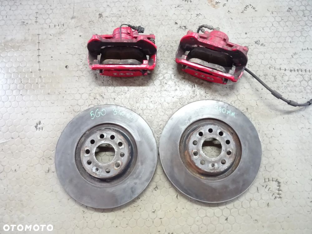 340MM zaciski tarcze hamulce przod VW Golf VII GTI czesci - 5