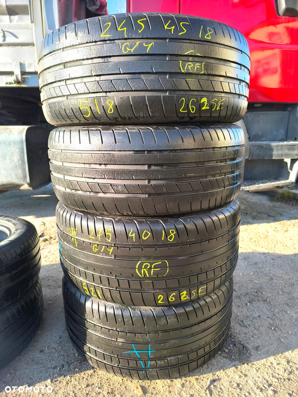 245/45R18 100Y XL 275/40R18 Opony Letnie Lato GOODYEAR EAGLE F1 ASYMMETRIC 3 MO * RSC RF 5mm Legnica ALU-RAD 245/45 275/40 21r.