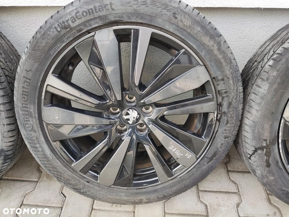 KOŁA OPONY FELGI ALUMINIOWE 19 PEUGEOT 3008 II LIFT 2020-2024 5X108 7J ET38 - 6