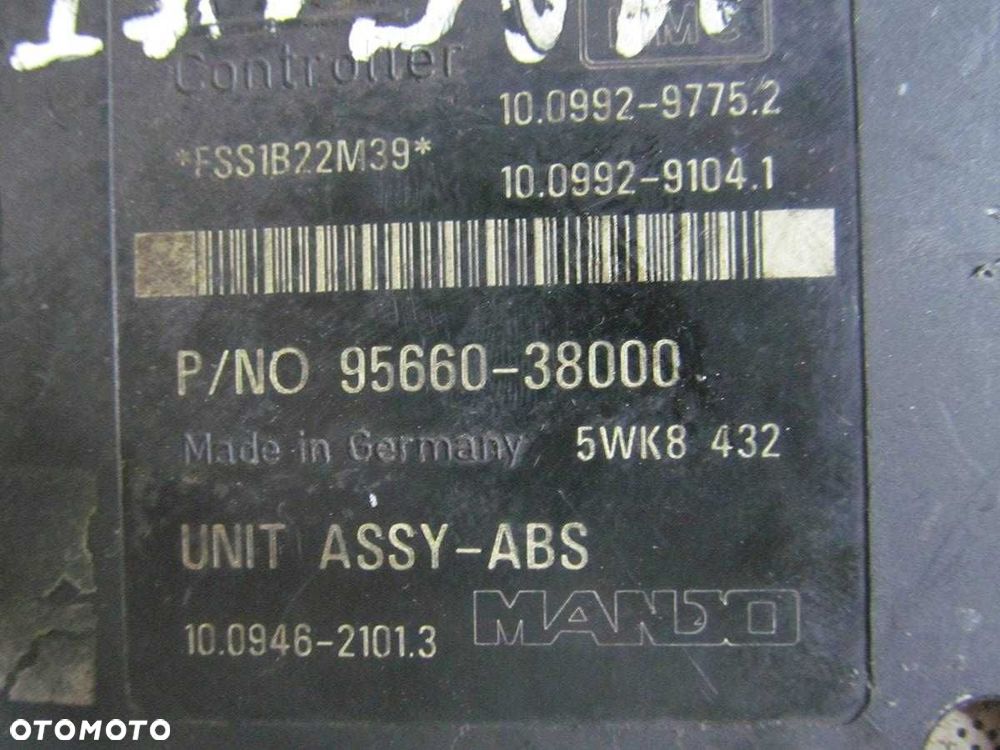 HYUNDAI COUPE RD2 99-00 POMPA HAMULCOWA ABS 95660-38000 5WK8432 - 5