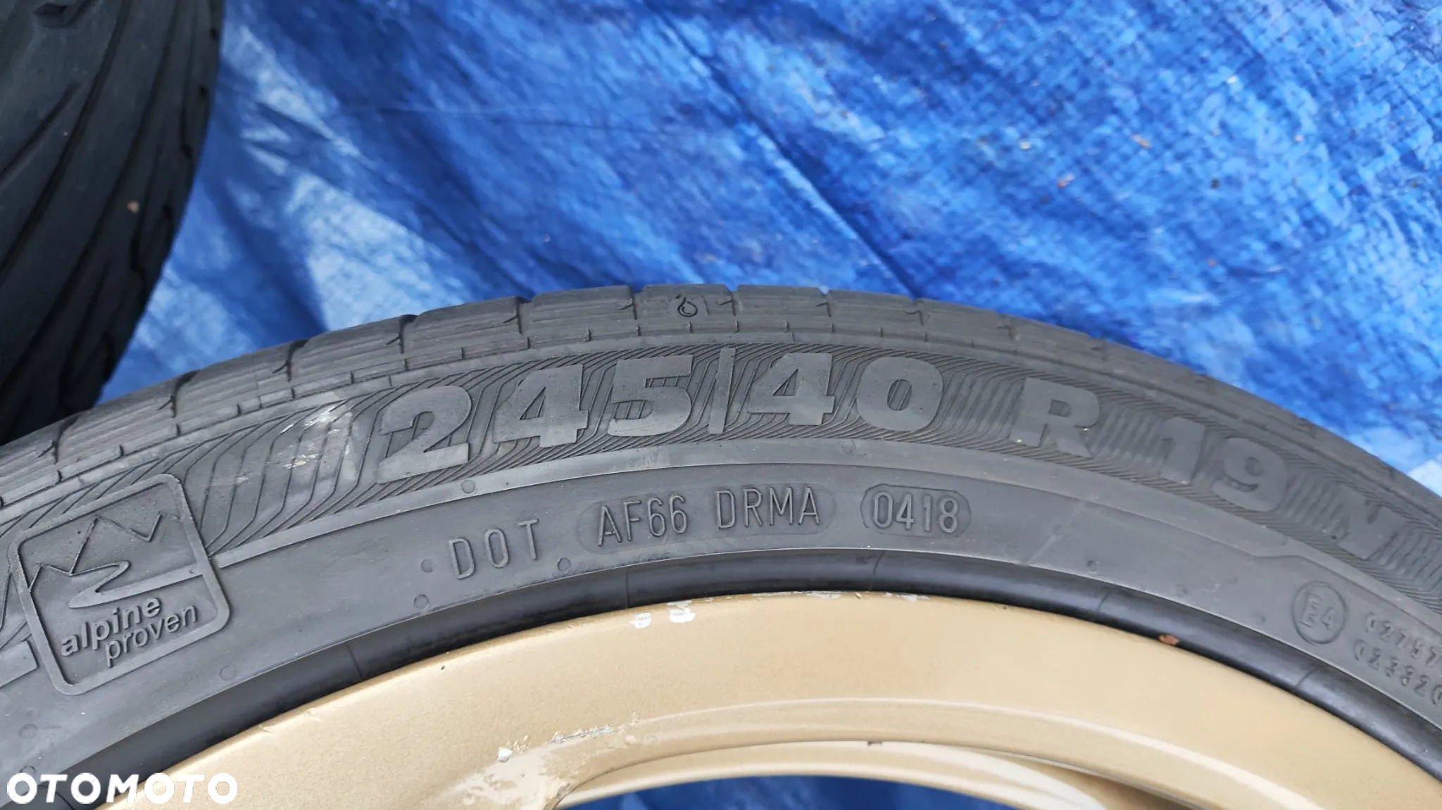 KOŁA FELGI ALUFELGI STYLING 249 5x120 8.5J 9J 19 ET14 ORYGINALNE 6777353 6777354 OPONY 245/40R19 275/35R19 BMW E63 E64 LCI LIFT - 9