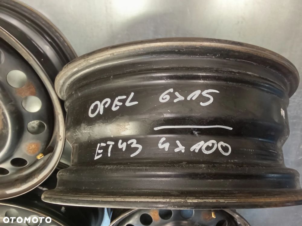 Felgi Opel Corsa Combo Adam Karl Meriva 6Jx15 et43 4x100 - 6