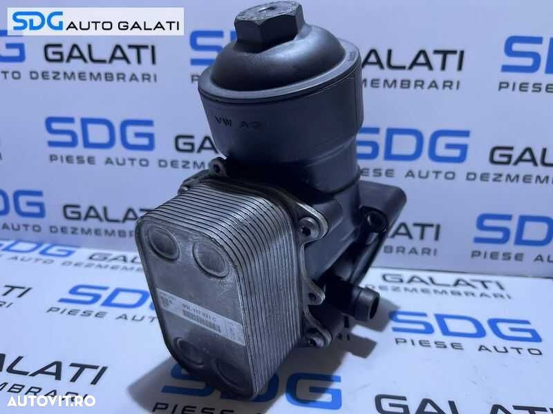 Suport Carcasa Corp Filtru Radiator Racitor Ulei Termoflot Skoda Superb 2 1.6 TDI CAYC 2008 - 2015 Cod 03L115389H 03L117021C - 1