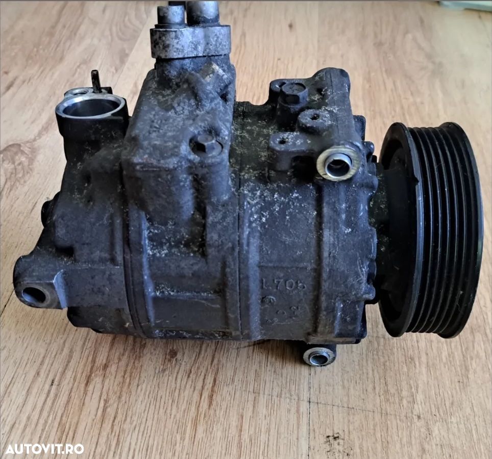 Compresor clima ac aer conditionat Vw Golf 1.4 tsi 1.6 fsi EOS 1.6 fsi Touran 1.4 tsi cod: 1K0820859C - 2