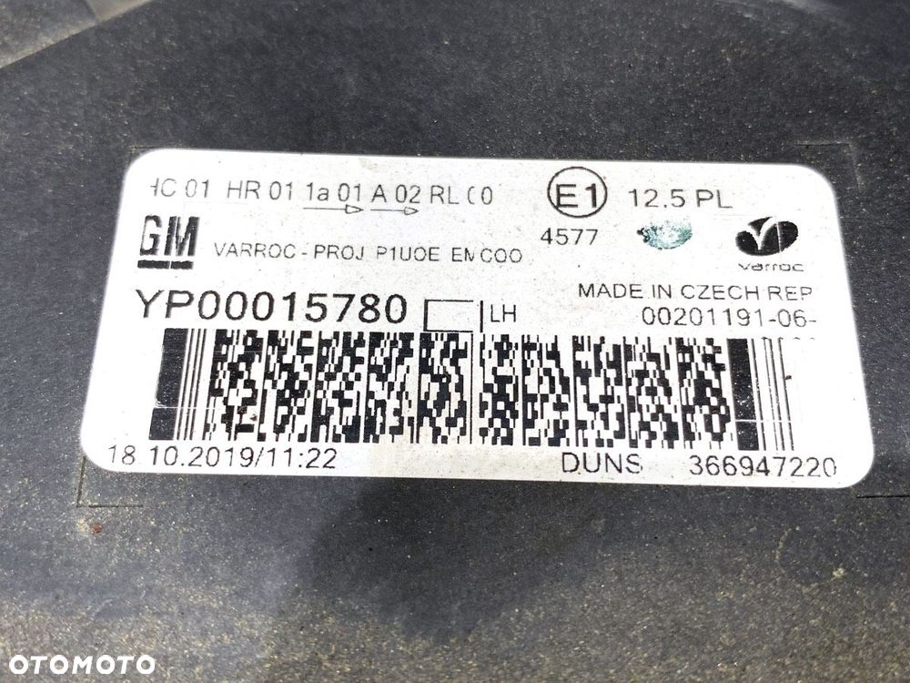 REFLEKTOR LEWY PRZÓD LED  OPEL GRANDLAND / GRANDLAND X (A18, P1UO) 2017 - 2022 1.2 (75) 96 kW [131 - 7