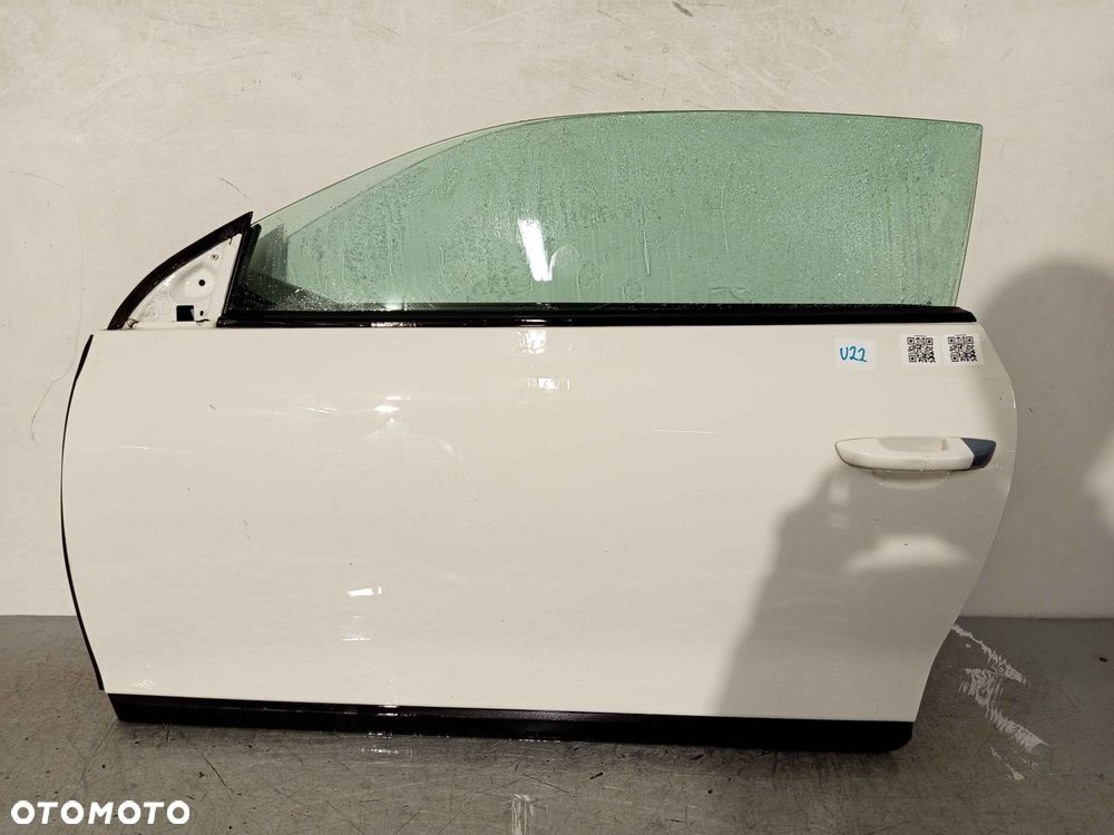 + DRZWI PRZÓD PRZEDNIE LEWE DO VOLKSWAGEN VW SCIROCCO III 3 1K8 LB9A BIAŁE - 1