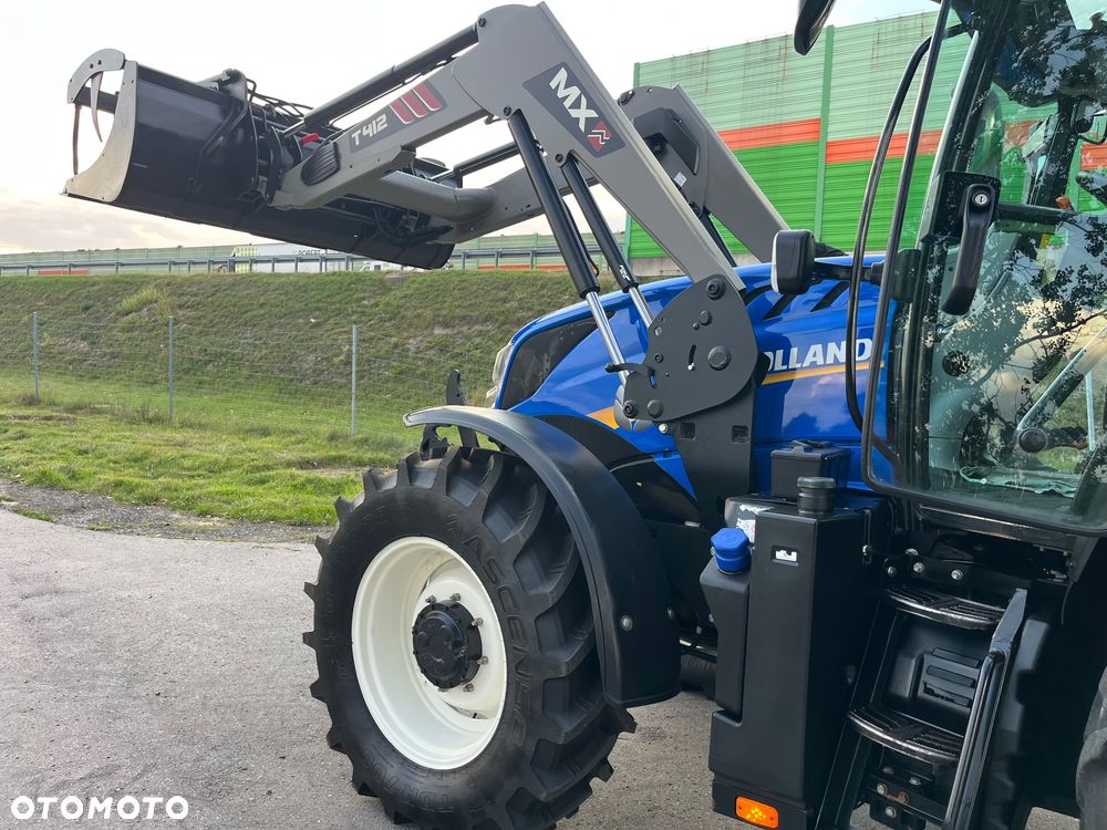 New Holland T6.125s 2019r. //STAN PERFEKCYJNY//ładowacz czołowy MX 412 łyżko krokodyl tur tuz nie t7.165 - 32