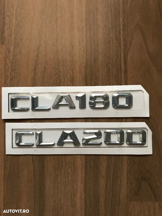 Emblema litere cifre compatibil Mercedes C CLA E 180/200/220/28 /E320 - 3
