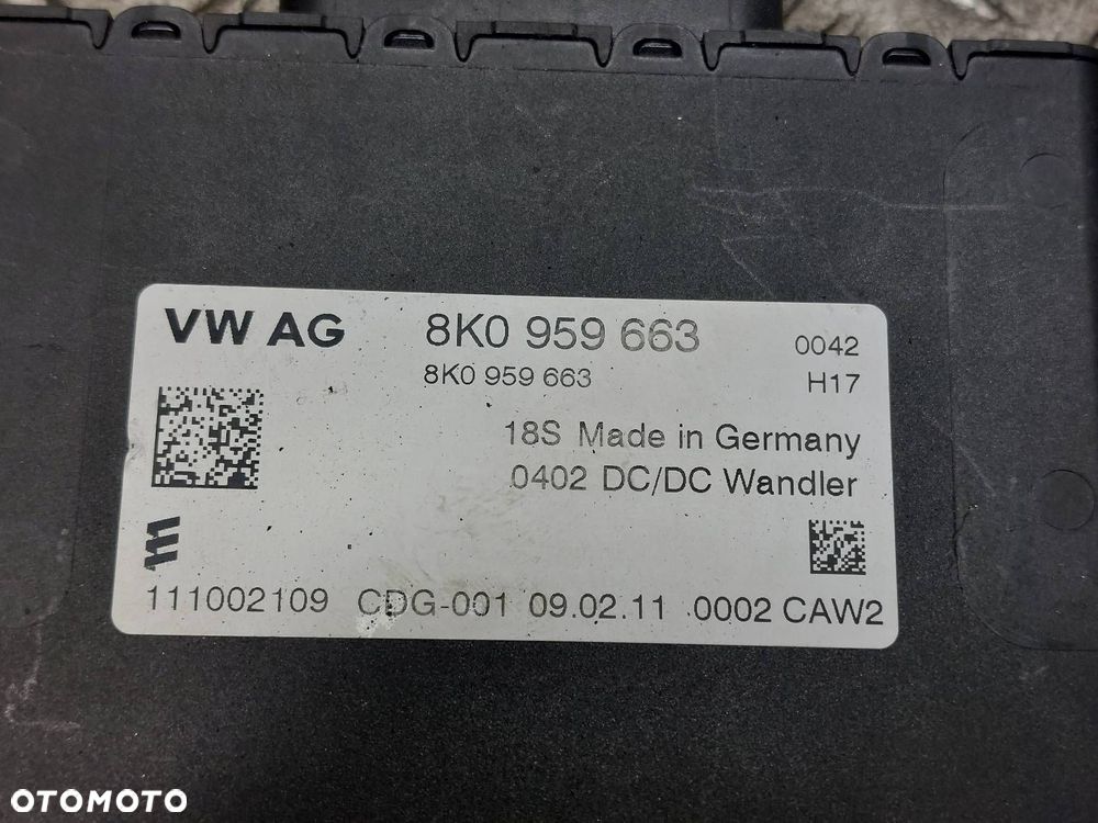 ZESTAW STARTOWY AUDI A3 8P 2.0 TDI 03L906018AH 8P0920932G - 5