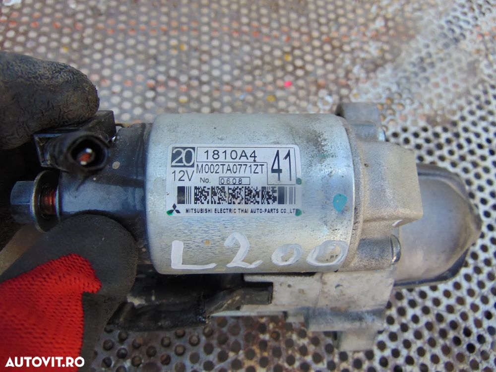 Electromotor Mitsubishi l200 4n14 2.2 did cod m002ta0771zt dupa 2015 2.4 - 3