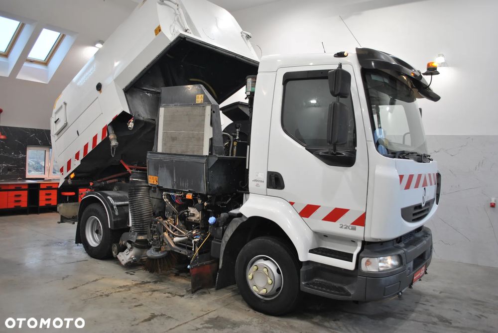 Renault Midlum 220 Zamiatarka SEMAT Johnston Szczotki L/R 2014r 2770 Mth - 10