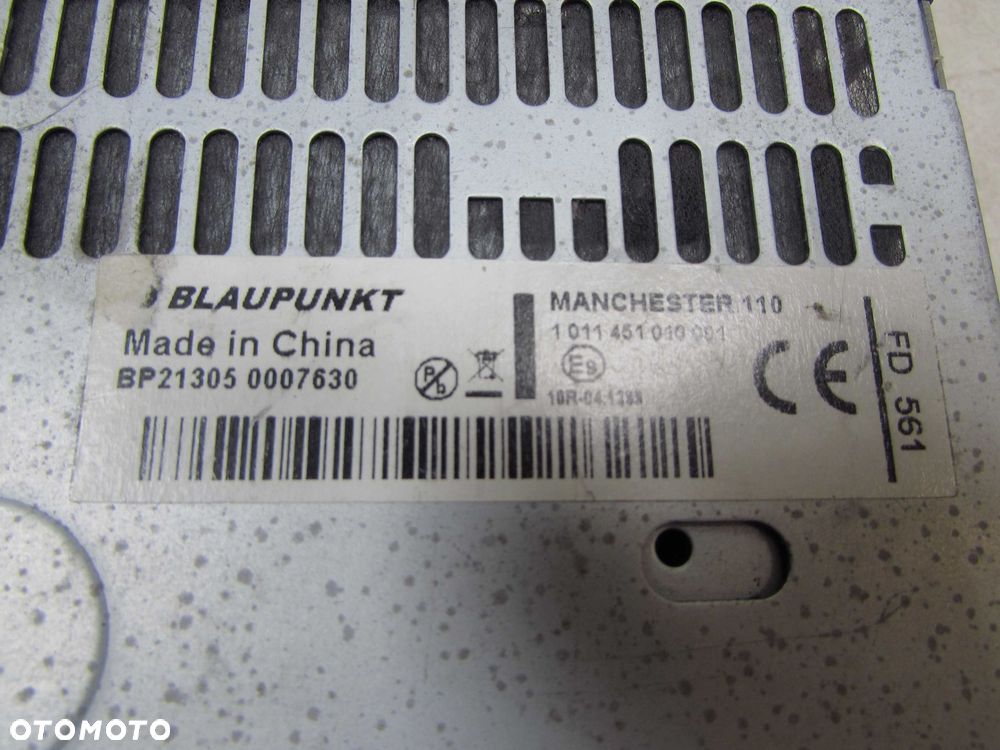 RADIO RADIOODTWARZACZ BLAUPUNKT MANCHESTER 110 1011451010001 CD - 7
