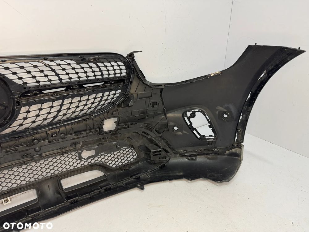 ZDERZAK PRZEDNI PRZÓD MERCEDES GLC LIFT ZWYKŁY PIANO BLACKX253 W253 - 8