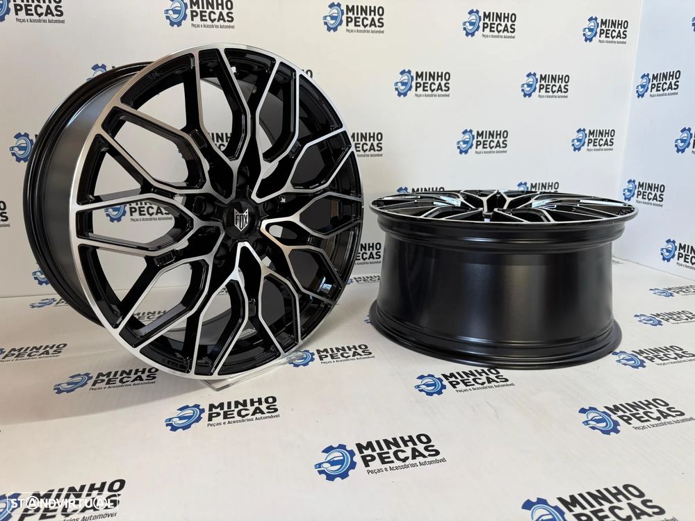 Jantes Fox FX9 em 18 (5x120) Preto e Polido - 6