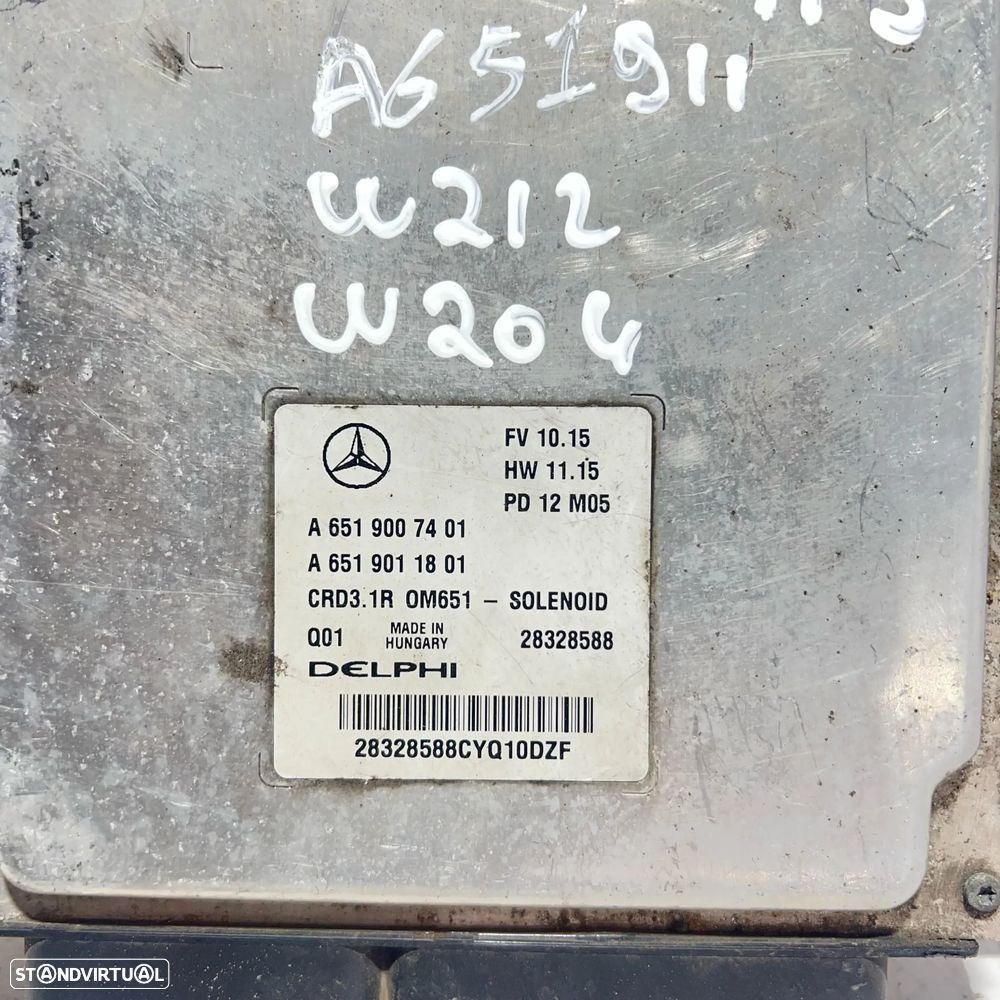 .Centralina Motor Delphi Mercedes Benz 2.2 CDi 651.911 A 651 900 74 01 / CRD3.1R OM651