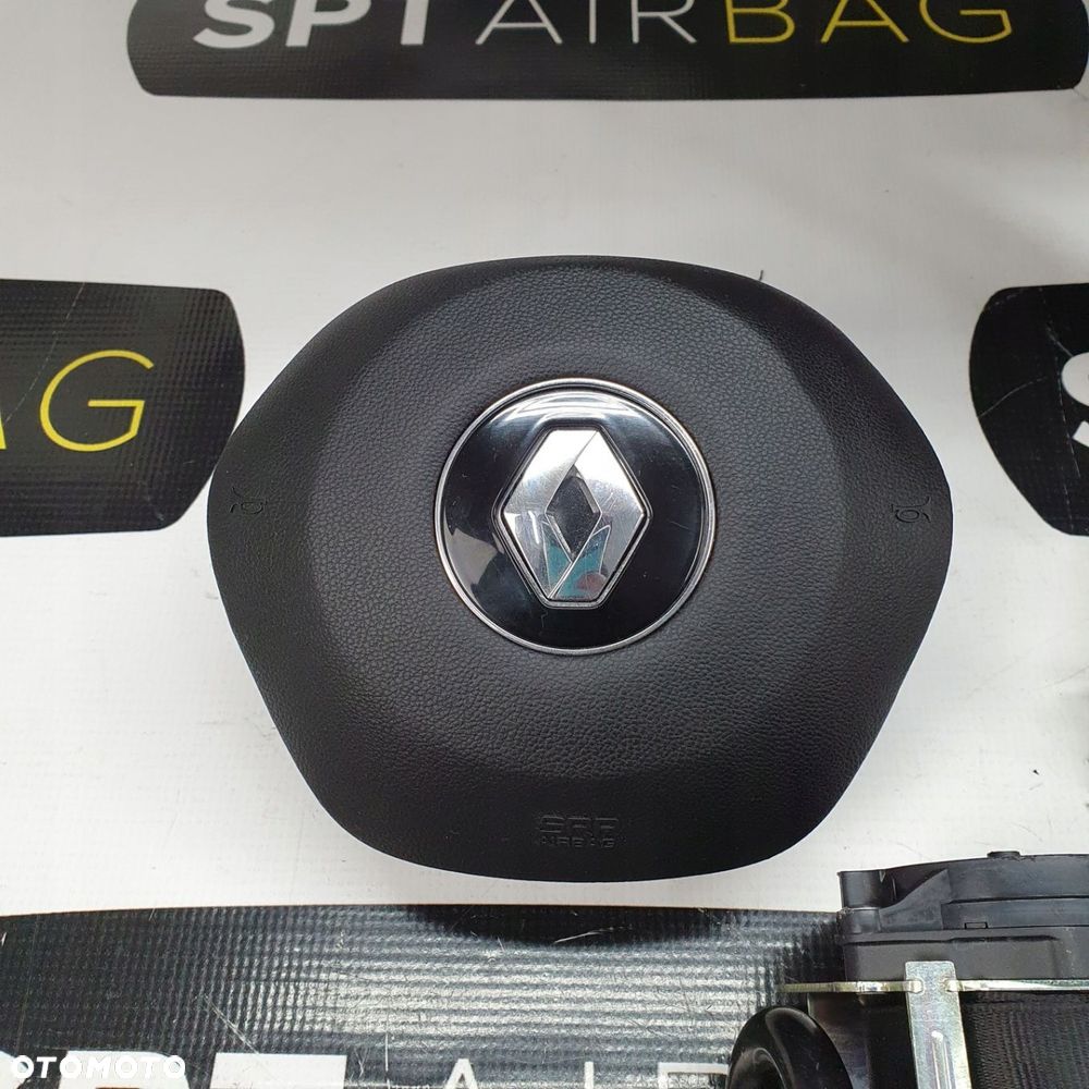 RENAULT MEGANE IV 4 DESKA ROZDZIELCZA KONSOLA KOKPIT PULPIT PODUSZKI AIRBAG AIR BAG PASY KIT SET - 7