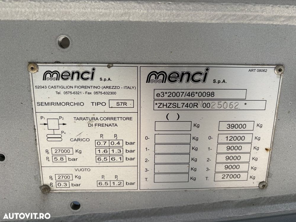 Menci Transport cereale, 50 mc, 4960 kg, axa liftanta, factura externa - 9