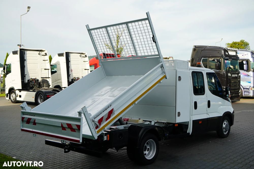 Iveco DAILY 35-180 / BASCULĂ DIN ALUMINIU / CU 6 LOCURI / DOUĂ / MANUALĂ / IMPORTATĂ - 7