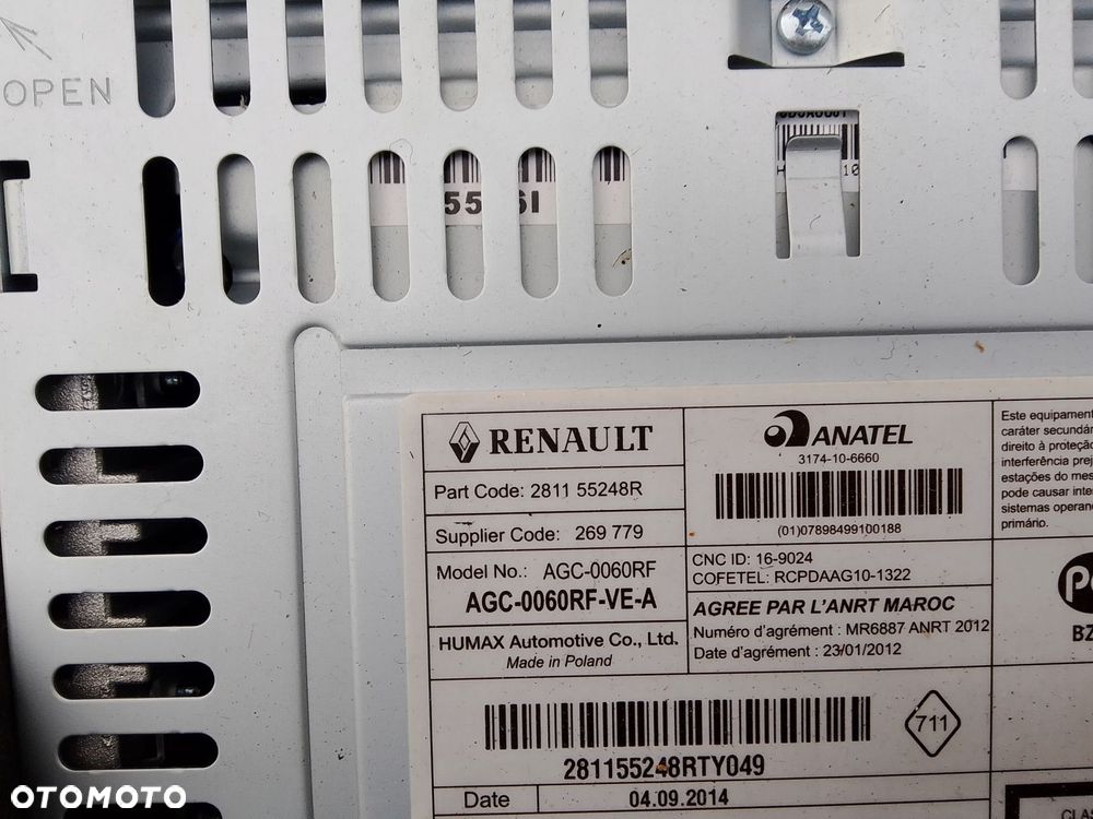 radio dacia duster i lift 13- 281155248r - 3