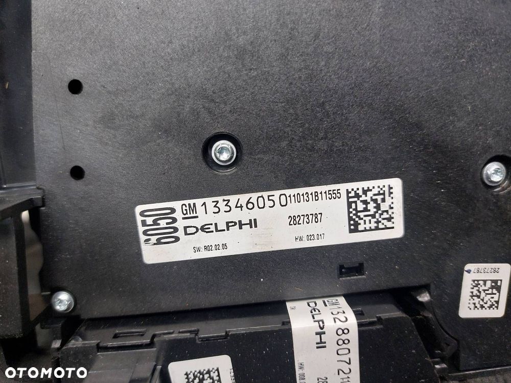 RADIO ODTWARZACZ + PANEL NAWIEWU OPEL ASTRA J CD 400 20983513 13267984 - 9