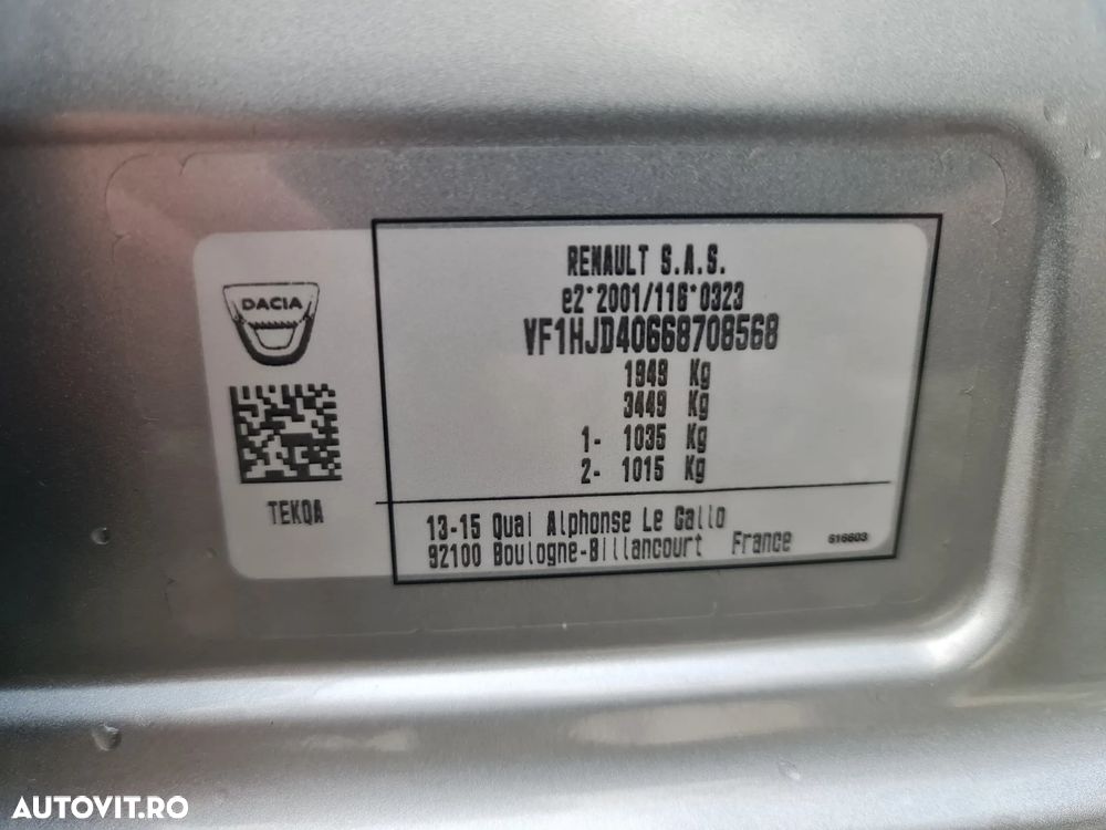 Dacia Duster 1.5 Blue dCi 4WD Prestige jante 17" - 40