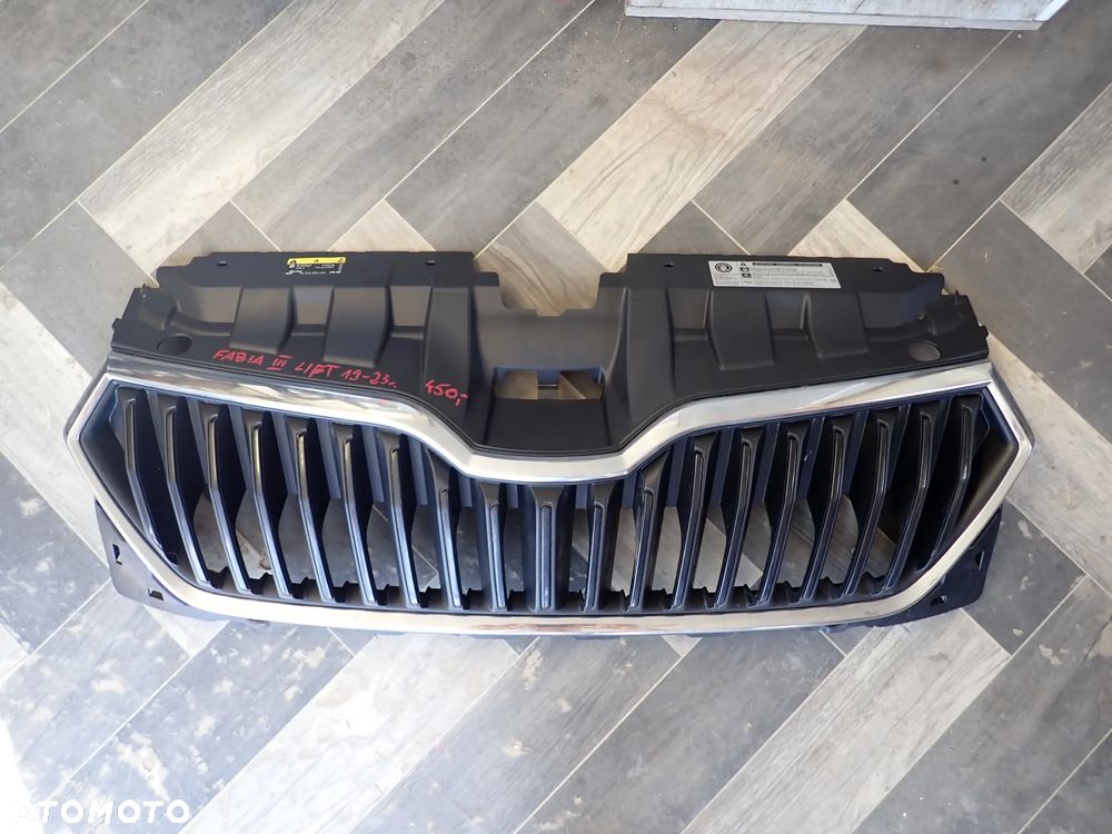 FABIA III LIFT 6V0853653C GRILL ATRAPA PRZEDNIA PRZÓD - 1