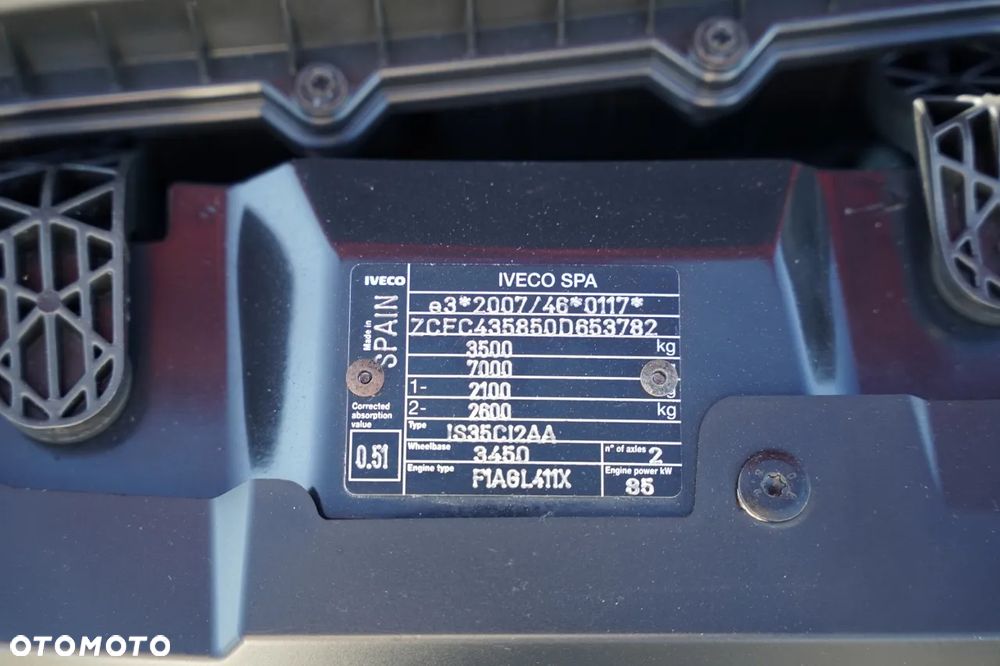 Iveco DAILY 35-120 / WYWROTKA TYLNOZSYPOWA / BLIŹNIAK / MANUAL  / SPROWADZONY - 38