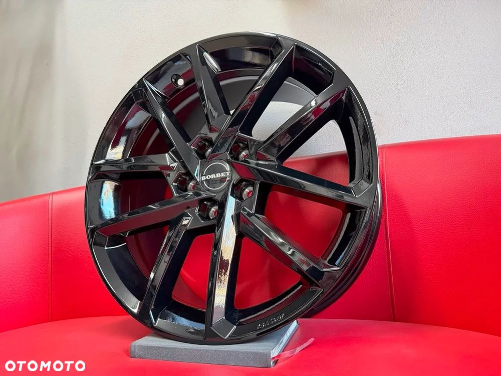Felgi aluminiowe BORBET N 5x112r18 et46 CZARNE AUDI VW SKODA  nowe!!!! - 2