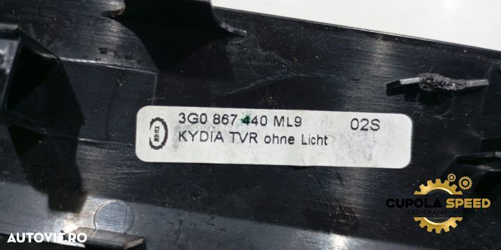 Ornament portiera dreapta fata 3G0867440 Volkswagen VW Passat B8 [fac - 2