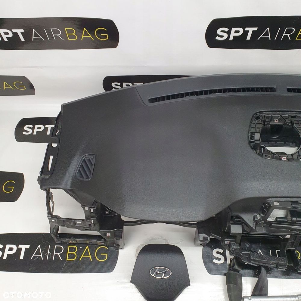 HYUNDAI TUCSON III LIFT DESKA ROZDZIELCZA KONSOLA KOKPIT PULPIT PODUSZKI AIRBAG AIR BAG PASY KIT SET - 2