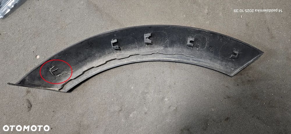 Listwa osłona nadkola prawa przód Mini One R50 3d hatchback 2002r 1505866 - 2