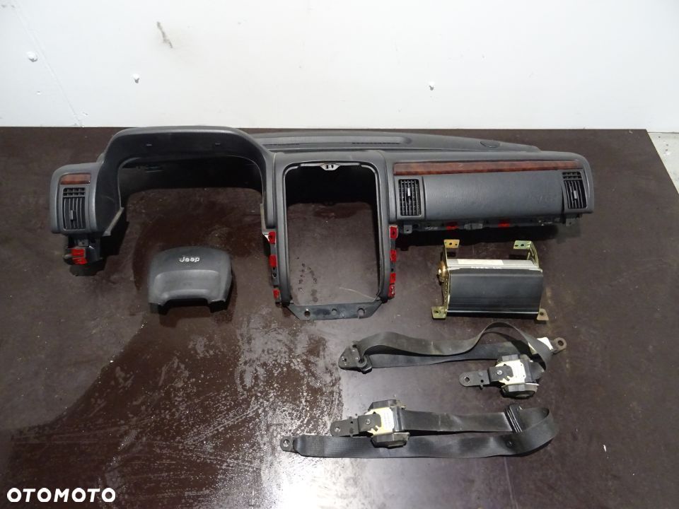 JEEP GRAND CHEROKEE 01-04 DESKA KONSOLA PODUSZKI NAPINACZE - 1