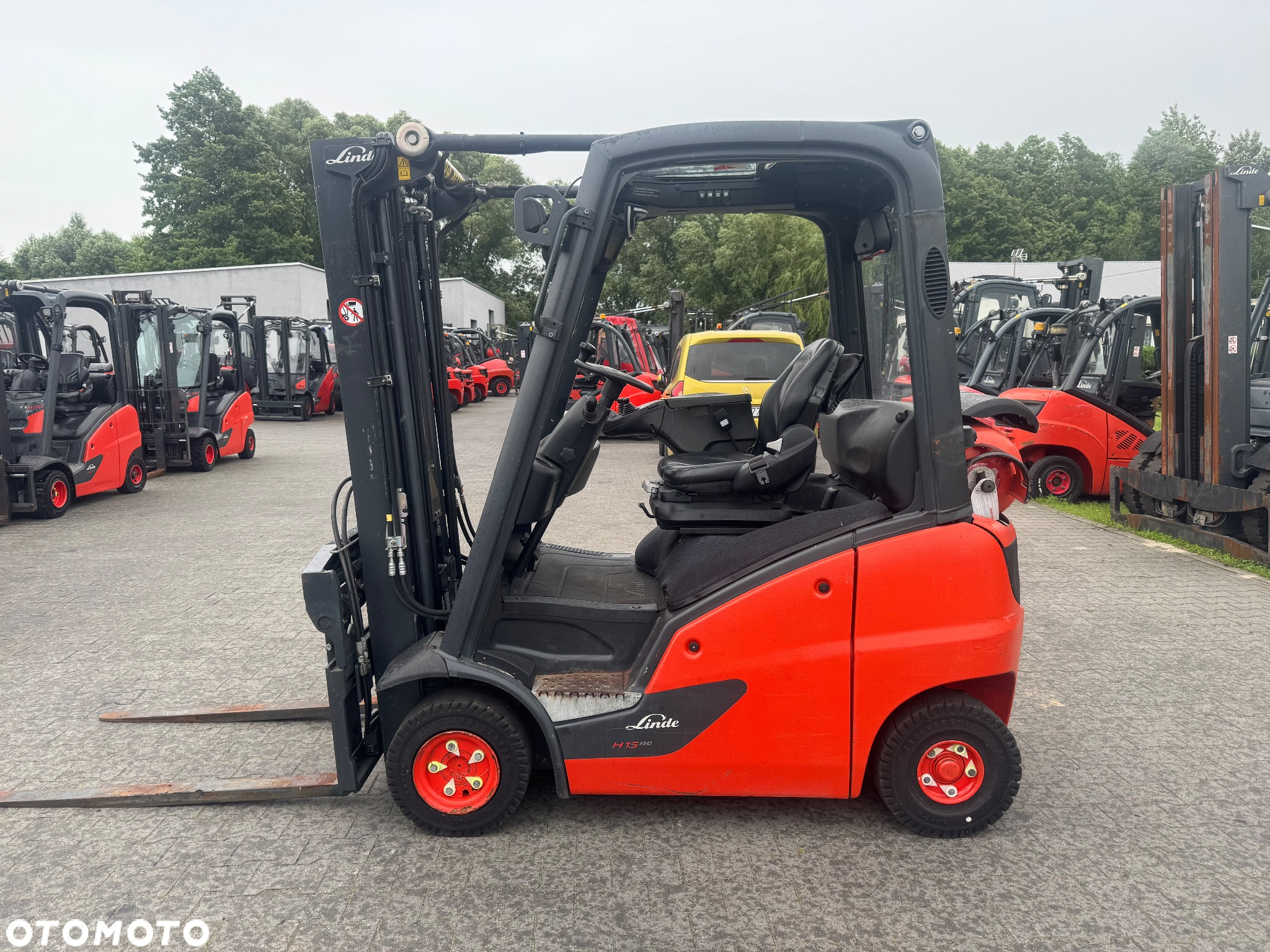 Linde Linde H16 Evo 7150mth  triplex pozycjoner przesuw  4 sekcje wolny skok h20 h18 toyot - 2