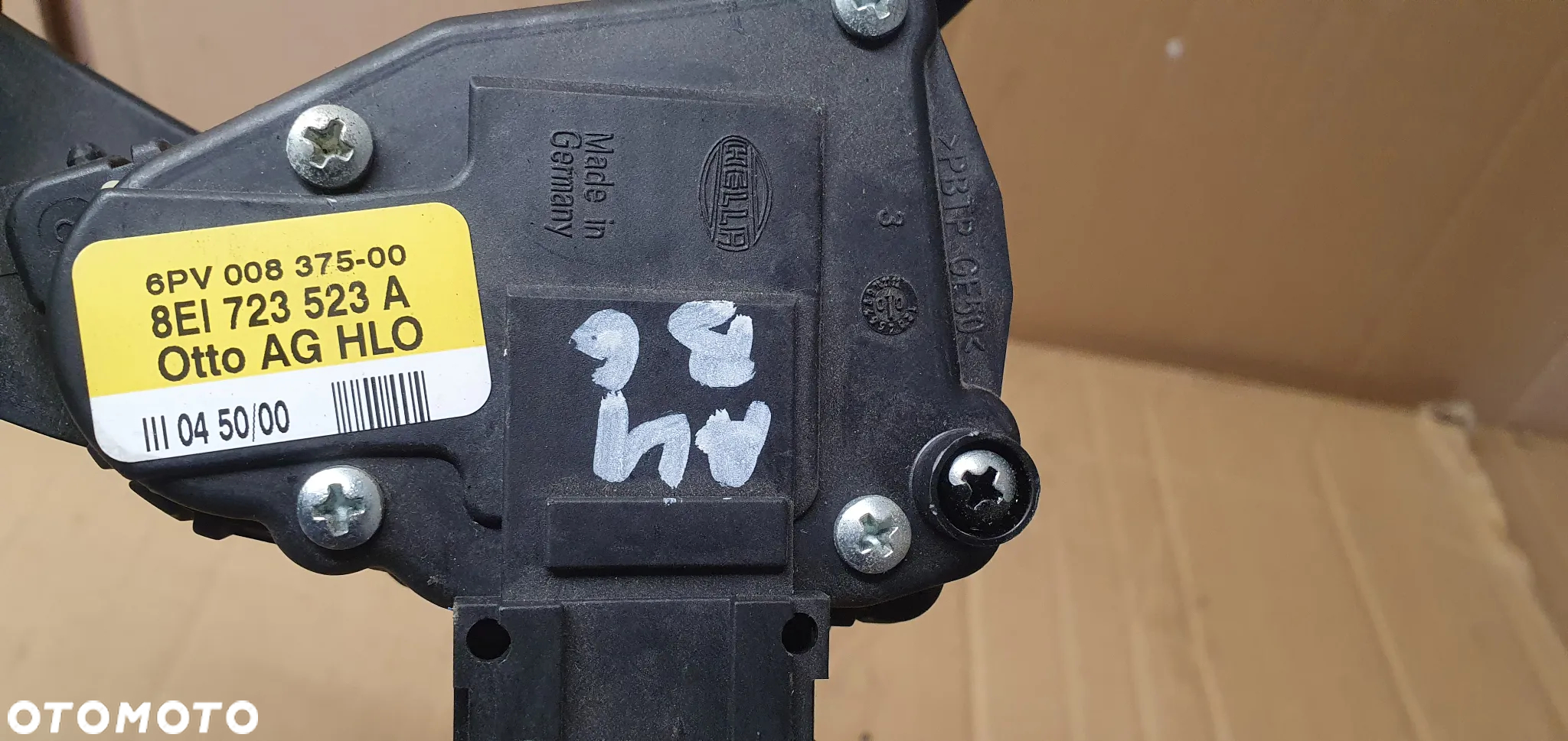 Pedał gazu potencjometr Audi A4 B6 2.0 FSI Automat 8EI723523A 8E1723523A - 9