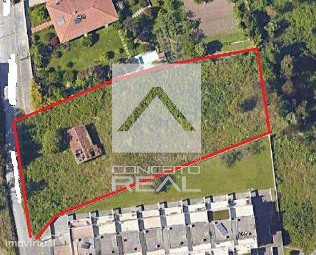 Terreno c/ viabilidade de construção - área 2613 m2  - Águas Santas (M - Grande imagem: 3/6