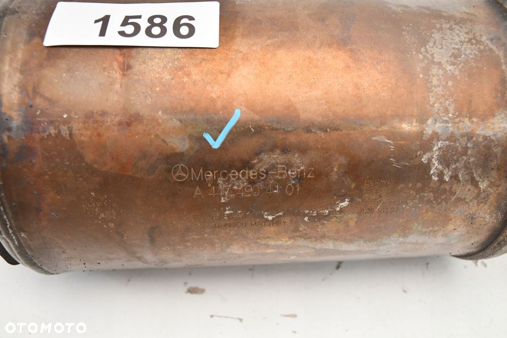 MERCEDES VITO W447 KATALIZATOR KAT FILTR CZĄSTEK STAŁYCH DPF - 2