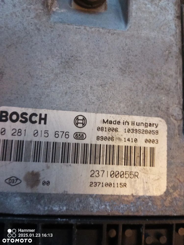 Megane III komputer zestaw start 237100055R - 2