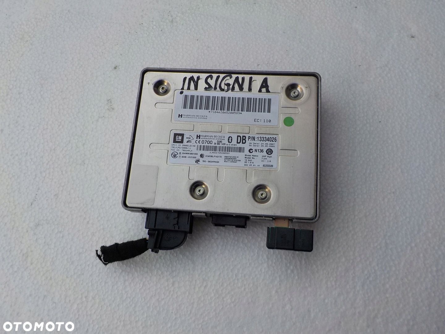 moduł bluetooth opel insignia a 13334026 - 1