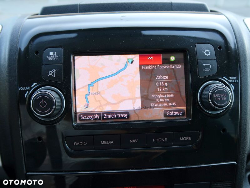 Fiat 2019 Ducato BRYGADÓWKA CARPOL 7 osób MAXI L4H2 180ps, SALON POLSKA , Tylko 112tyś km. Nawigacja, Pompowany fotel, tempomat, klimatronik, ŚLICZNY - 24