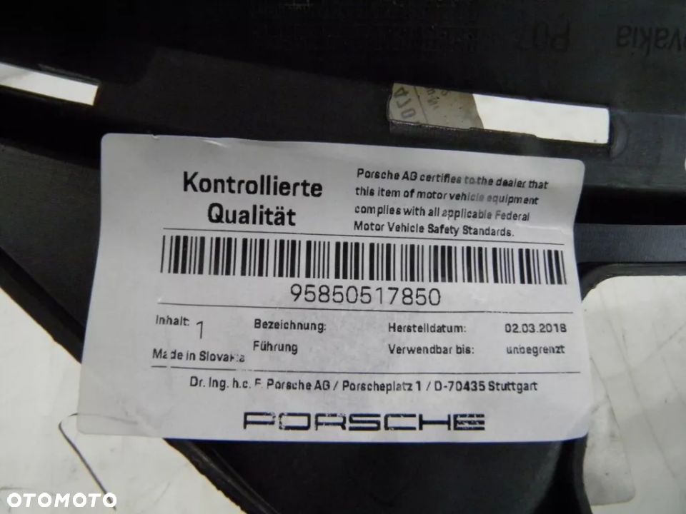 ŚLIZG ZDERZAKA PORSCHE cayenne przód lewy prawy - 9