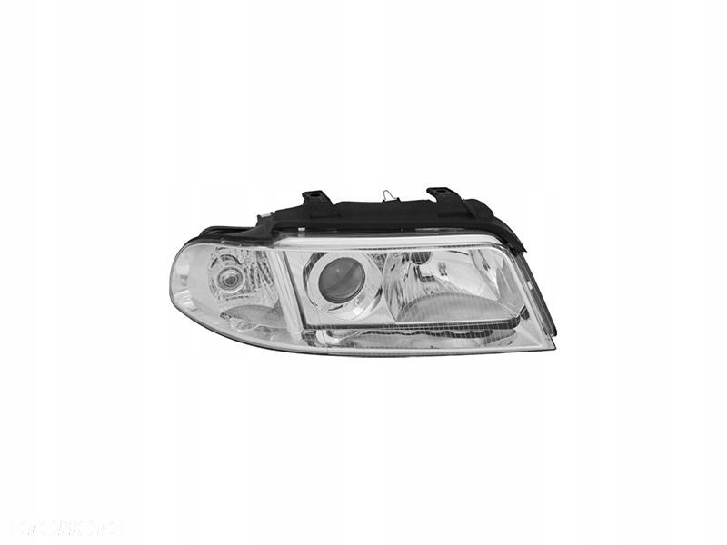 Reflektory Lampy kpl Soczewka Clear Chrom Tyc Audi a4 b5 8d Lift 1999-2001 - 1