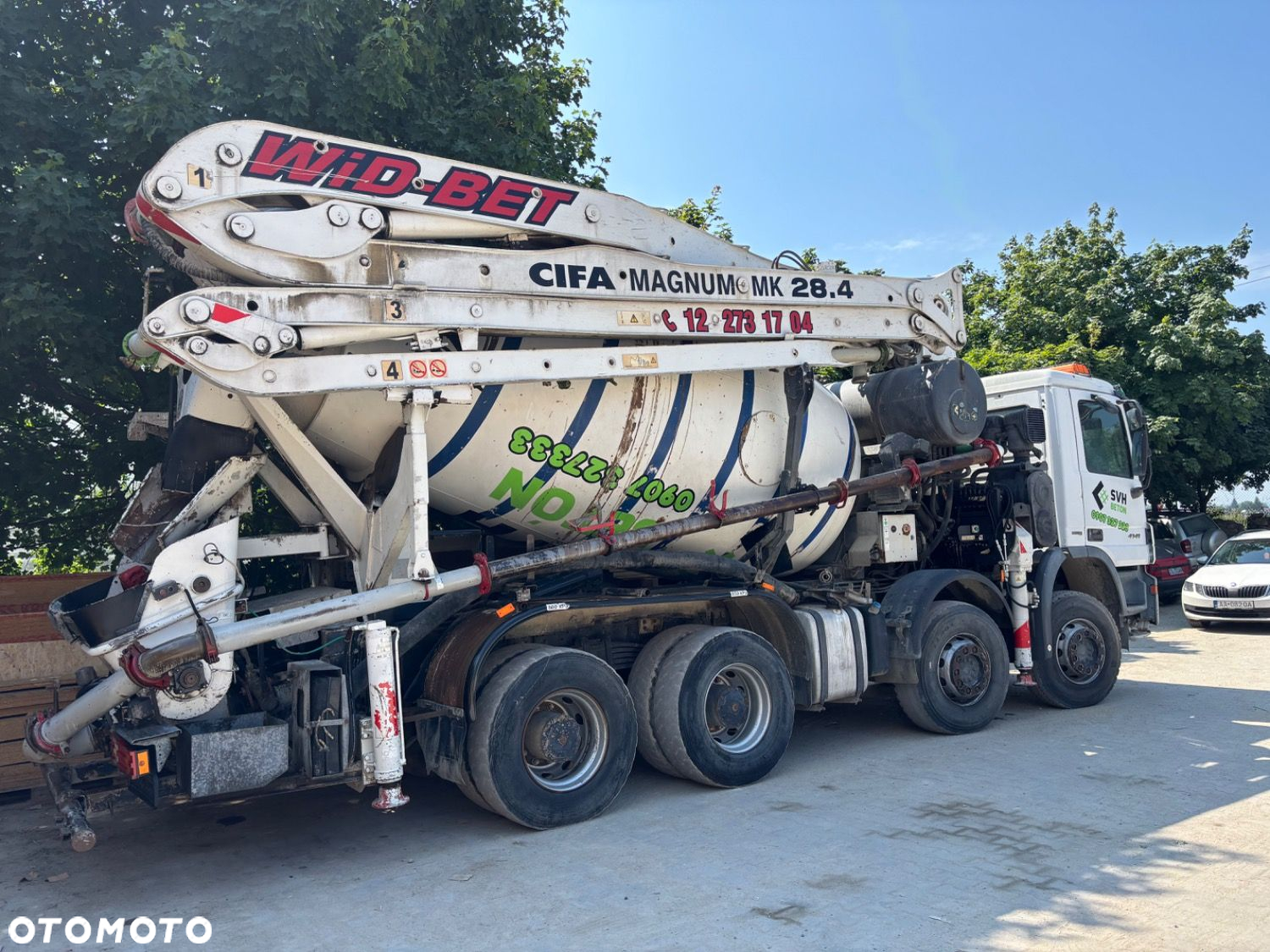 Versalift Actros 4141B 8X4 + Cifa Mk 28.4 - 5