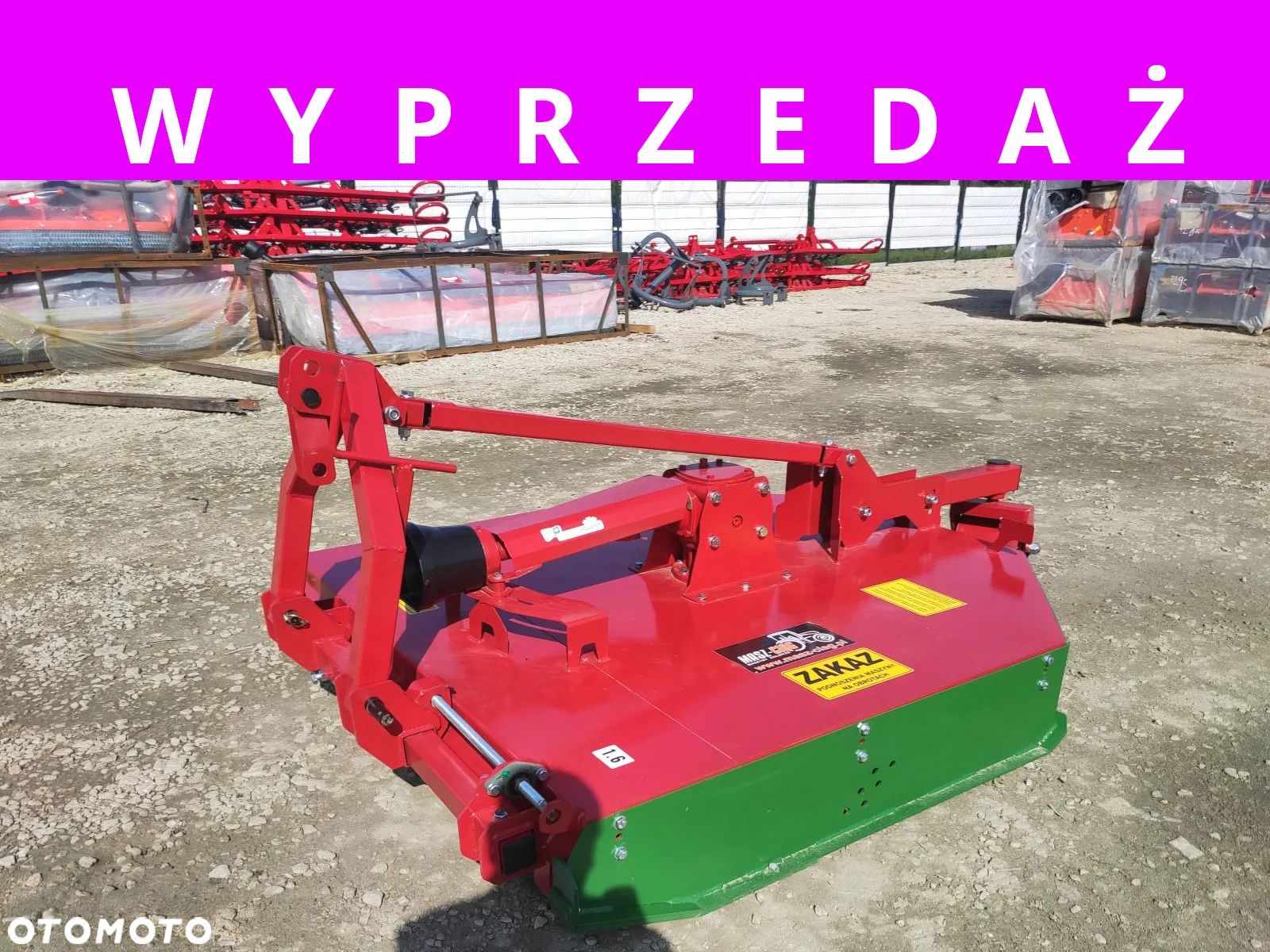 TŁUKA Kosiarka sadownicza Rozdrabniacz Rokosan do krzewów sadu malin - 1