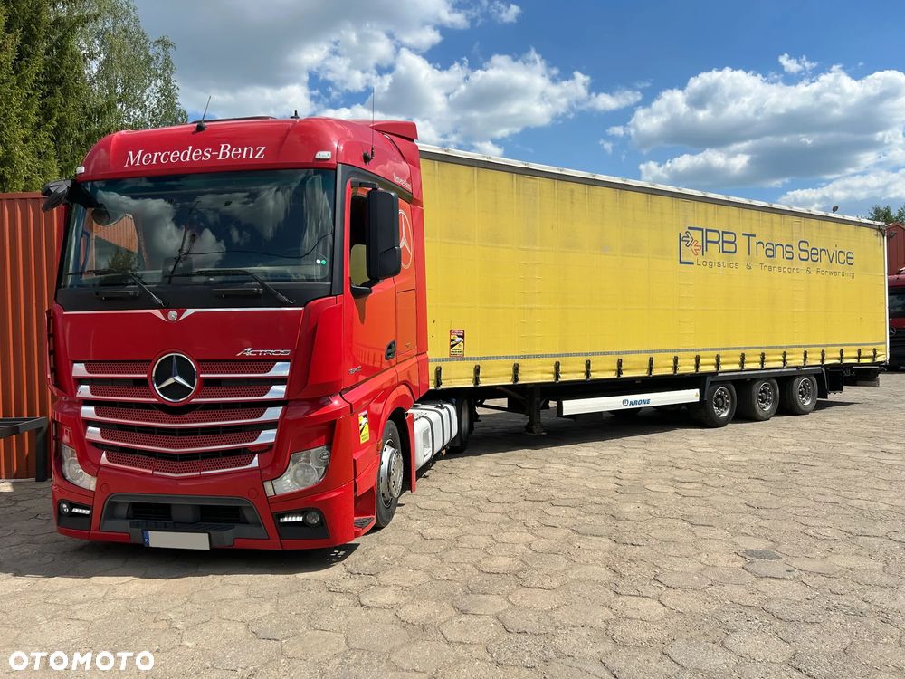 Mercedes-Benz ACTROS 1845 LOW DECK / MEGA / NOWE OPONY / BARDZO ŁADNY STAN / PRZEBIEG 856 TYS. KM / CAŁY NA PODUSZCE / KOMPLET NOWYCH OPONY / 2017 ROK !! - 3