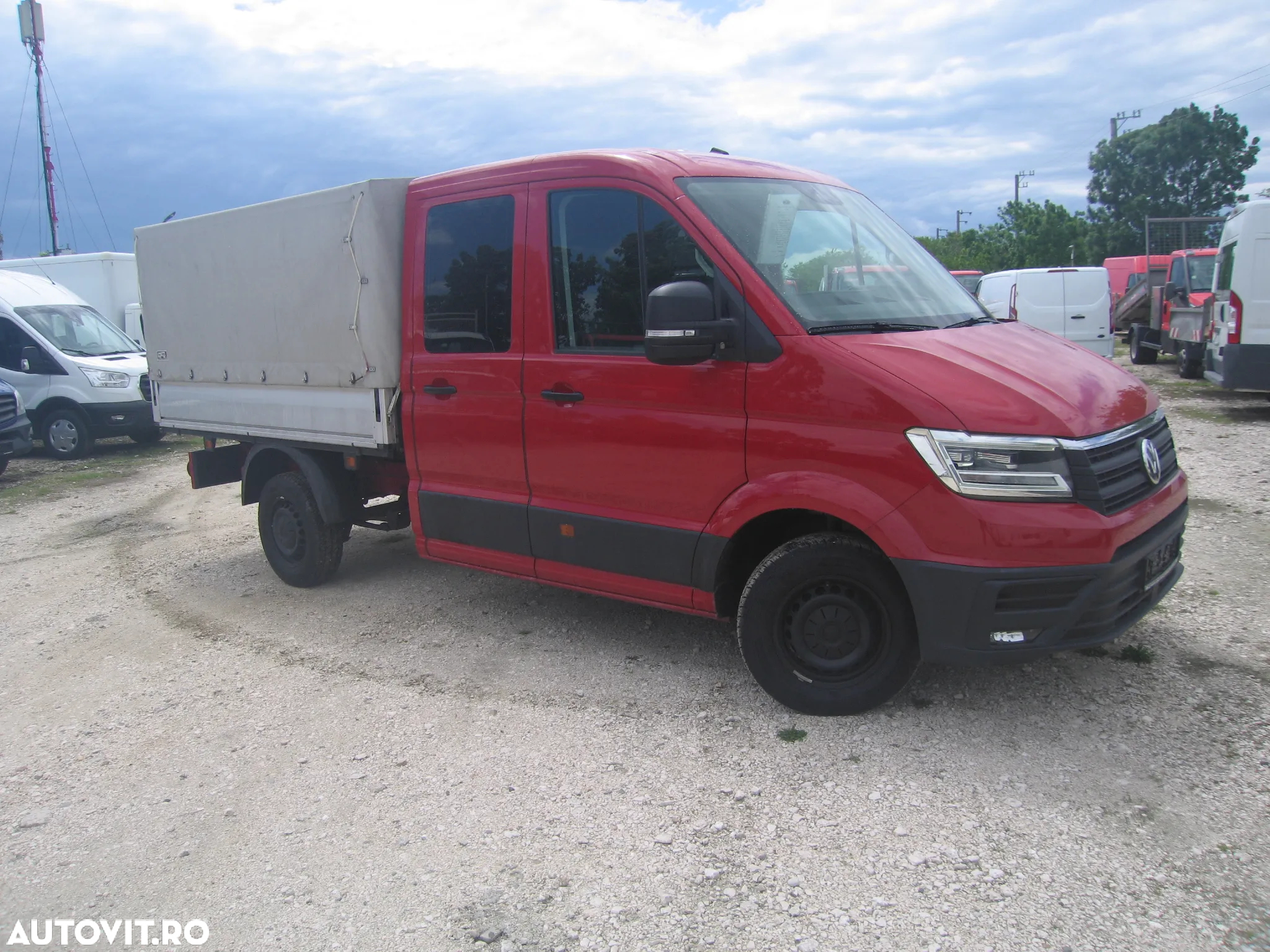 Volkswagen CRAFTER   7 LOC. PLATFORMA MIXTA , cu PRELATA ,AC. EURO VI. - 26
