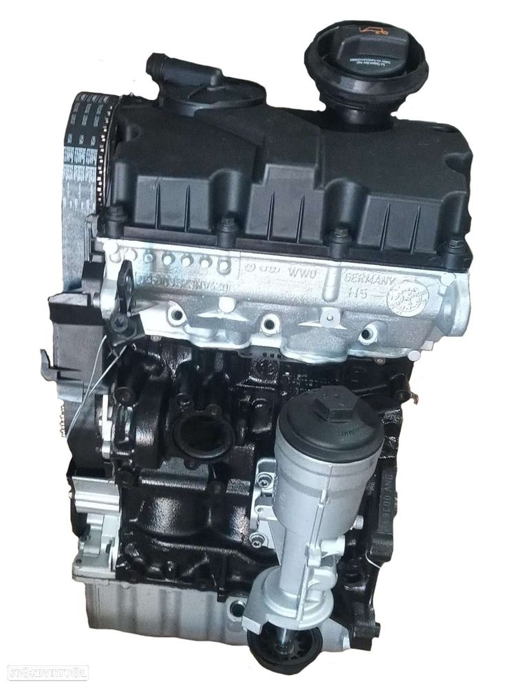 Motor Recondicionado Skoda Fabia 1.4tdi De 2007 Ref. BNV - 1