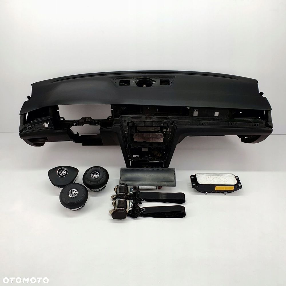 VW PASSAT B8 DESKA ROZDZIELCZA KONSOLA KOKPIT PULPIT PODUSZKI AIRBAG AIR BAG PASY KIT SET - 1